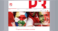 Desktop Screenshot of p3-agentur.de